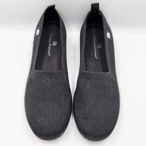 Tommy Bahama Lizzie Black Wedge Slip-On Cushioned Comfort Shoes Women's Size 7.5